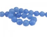 14mm Violet Semi-Opaque Faceted Glass Bead, 16" string 14mm Violet Semi-Opaque Faceted Glass Bead, 16" string
