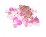 Approx. 1.5 - 2oz. Pretty Pink Glass Bead Mix Approx. 1.5 - 2oz. Pretty Pink Glass Bead Mix