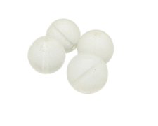 (image for) 18mm Clear Pressed Glass Bead, 4 beads