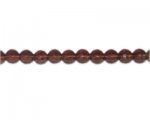 8mm Brown Faceted Glass Bead, 14" string 8mm Brown Faceted Glass Bead, 14" string