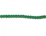 6x4mm Green Faceted Glass Rondelle Bead, 13" string 6x4mm Green Faceted Glass Rondelle Bead, 13" string