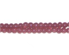(image for) 6mm Cinnamon Jade-Style Glass Bead, approx. 77 beads