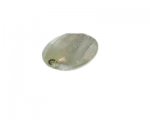 44 x 34mm Crystal Foil Lampwork Oval Glass Bead 44 x 34mm Crystal Foil Lampwork Oval Glass Bead