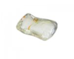 36 x 26mm White Wavy Rectangle Handmade Lampwork Glass Bead 36 x 26mm White Wavy Rectangle Handmade Lampwork Glass Bead