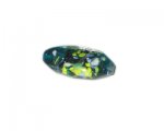 38 x 24mm Aqua Handmade Lampwork Glass Bead 38 x 24mm Aqua Handmade Lampwork Glass Bead
