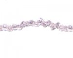 6mm Pink Side-Drilled Faceted Bi-cone Glass Bead, 12 beads 6mm Pink Side-Drilled Faceted Bi-cone Glass Bead, 12 beads