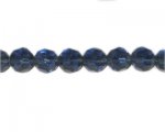 12mm Blue Gray Faceted Round Glass Bead, 13" string 12mm Blue Gray Faceted Round Glass Bead, 13" string