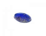 24 x 28mm Dark Blue Foil Lampwork Glass Bead 24 x 28mm Dark Blue Foil Lampwork Glass Bead