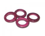 20mm Deep Fuchsia Dyed Coconut Circle, 15 circles 20mm Deep Fuchsia Dyed Coconut Circle, 15 circles