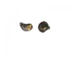 22 x 16mm Copper Handmade Lampwork Twisted Glass Bead, 5 beads 22 x 16mm Copper Handmade Lampwork Twisted Glass Bead, 5 beads