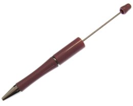 (image for) Pink Beadable Pen, for beads with 2mm hole