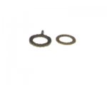16mm Bronze Circle Metal Pendant, 4 pendants 16mm Bronze Circle Metal Pendant, 4 pendants
