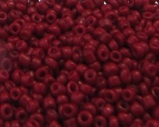 (image for) 11/0 Red Opaque Glass Seed Bead, 1oz. Bag