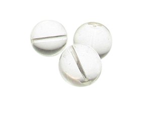 (image for) 20 - 22mm Crystal Pressed Glass Bead, 3 beads