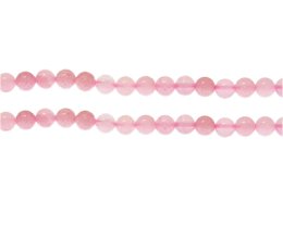 (image for) 6mm Rose Quartz Gemstone Bead, approx. 31 beads