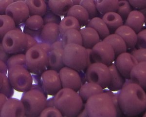 (image for) 6/0 Violet Opaque Glass Seed Bead, 1oz. Bag