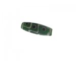 42 x 14mm Green Pattern Lampwork Glass Bead 42 x 14mm Green Pattern Lampwork Glass Bead