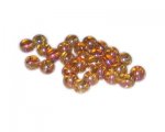 8mm Glowing Planet Glass Bead, approx. 33 beads