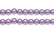 (image for) 10mm Violet Glass Pearl Bead, approx. 22 beads