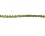 6mm Olive Faceted Glass Bead, 2 x 12" string 6mm Olive Faceted Glass Bead, 2 x 12" string