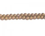 6mm Bronze Druzy-Style Electroplated Bead, approx. 50 bead 6mm Bronze Druzy-Style Electroplated Bead, approx. 50 bead