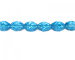 14 x 10mm Turquoise Faceted Drop Glass Bead, 14" string 14 x 10mm Turquoise Faceted Drop Glass Bead, 14" string