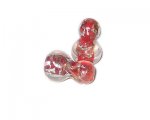 16 x 24mm Red Handmade Lampwork Glass Bead, 2 beads 16 x 24mm Red Handmade Lampwork Glass Bead, 2 beads