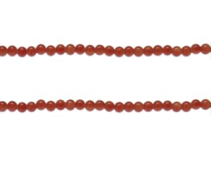 (image for) 4mm Cinnamon Jade-Style Glass Bead, approx. 100 beads