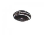 28mm Brown Pattern Handmade Lampwork Glass Bead 28mm Brown Pattern Handmade Lampwork Glass Bead
