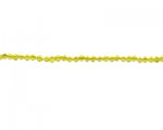 3mm Yellow Bi-cone Faceted Glass Bead, 2 x 12" strings 3mm Yellow Bi-cone Faceted Glass Bead, 2 x 12" strings