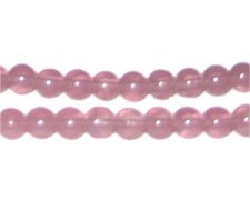 (image for) 8mm Mallow Jade-Style Glass Bead, approx. 77 beads