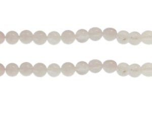 (image for) 8mm White Gemstone Bead, approx. 23 beads