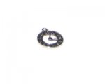 18 x 22mm Silver Clock Metal Steampunk Pendant, 4 pendants 18 x 22mm Silver Clock Metal Steampunk Pendant, 4 pendants