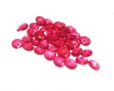 (image for) Approx. 1oz. x 8mm Red Glass Bead, top drill