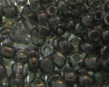 (image for) 6/0 Charcoal Luster Glass Seed Bead, 1oz. Bag