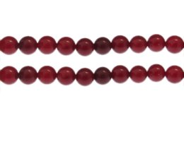 (image for) 8mm Red Gemstone Bead, approx. 23 beads