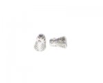 8 x 6mm Antique Silver Metal Cone, 8 cones 8 x 6mm Antique Silver Metal Cone, 8 cones