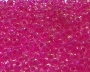 (image for) 11/0 Hot Pink Luster Glass Seed Beads, 1oz. bag