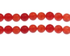 (image for) 10mm Strawberry Red Gemstone Bead, approx. 20 beads