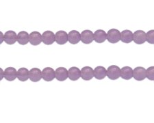 (image for) 8mm Lilac Jade-Style Glass Bead, approx. 54 beads