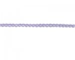 4mm Lilac Pressed Glass Bead, 12" string 4mm Lilac Pressed Glass Bead, 12" string