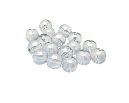 (image for) Approx. 1oz. x 10mm Silver Pressed Glass Beads