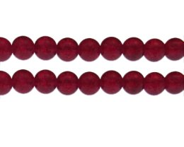(image for) 10mm Pomegranate Crackle Frosted Glass Bead, approx. 17 beads