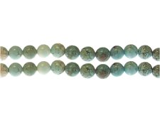 (image for) 8mm Turquoise Gemstone Bead, approx. 25 beads