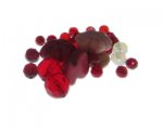 Approx. 1.5 - 2oz. Red Rover Glass Bead Mix Approx. 1.5 - 2oz. Red Rover Glass Bead Mix