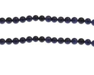 (image for) 6mm Dark Amethyst Gemstone Bead, approx. 30 beads