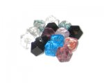 Approx. 1.5oz. Faceted Multi-Cubes, random sizes and colors Approx. 1.5oz. Faceted Multi-Cubes, random sizes and colors