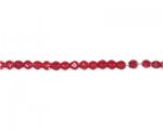 6mm Red Faceted Glass Bead, 2 x 12" strings 6mm Red Faceted Glass Bead, 2 x 12" strings
