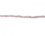 3mm Soft Plum Bi-cone Glass Bead, 2 x 12" strings 3mm Soft Plum Bi-cone Glass Bead, 2 x 12" strings