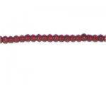 6mm Red Faceted Rondelle Glass Bead, 2 x 12" strings 6mm Red Faceted Rondelle Glass Bead, 2 x 12" strings